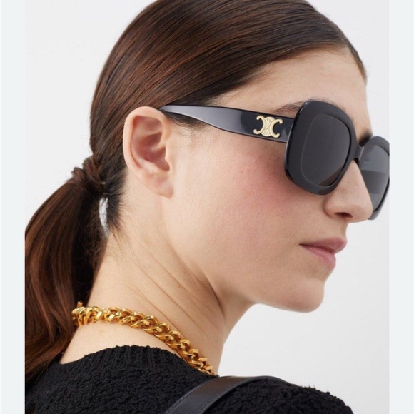 Celine Triomphe 53 Square Sunglasses - Picture 1 of 14